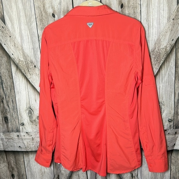COLUMBIA Women's PFG Omni-Freeze Long Sleeve SnapUp Top Women's Small - Picture 3 of 13